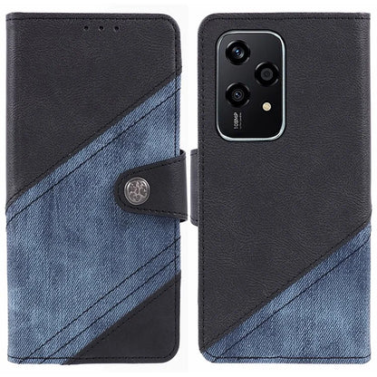 For Honor 200 Lite Case Wallet Leather Splicing Phone Cover Crazy Horse Texture