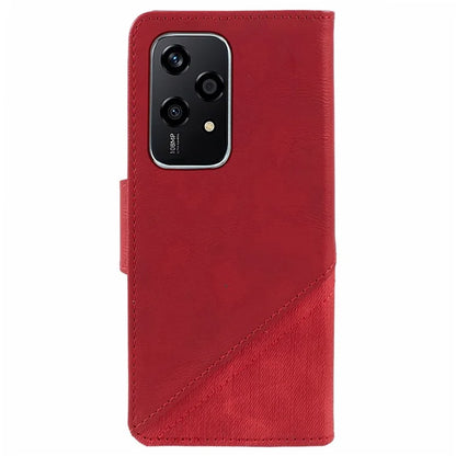 For Honor 200 Lite Case Wallet Leather Splicing Phone Cover Crazy Horse Texture