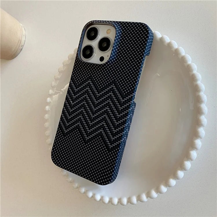 For iPhone 15 Pro Case Water Transfer Printing Luminous Hard PC Phone Cover