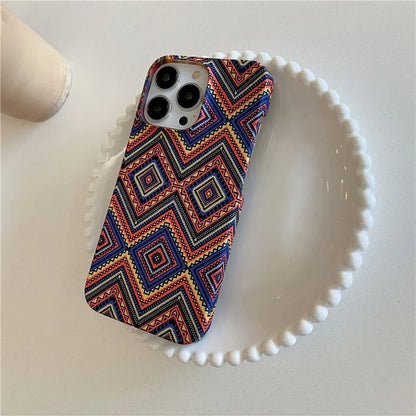 For iPhone 15 Pro Case Water Transfer Printing Luminous Hard PC Phone Cover