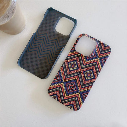 For iPhone 15 Pro Case Water Transfer Printing Luminous Hard PC Phone Cover
