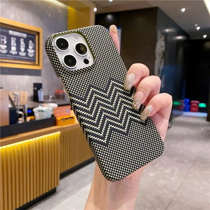 For iPhone 13 Pro Max Case Stylish Pattern Luminous Anti-Drop PC Phone Cover