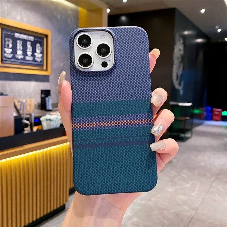 For iPhone 13 Pro Max Case Stylish Pattern Luminous Anti-Drop PC Phone Cover