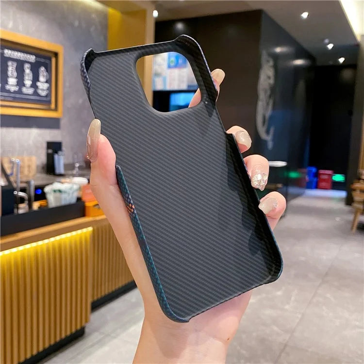 For iPhone 13 Pro Max Case Stylish Pattern Luminous Anti-Drop PC Phone Cover