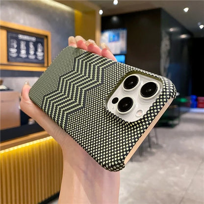 For iPhone 15 Pro Max Case Water Transfer Printing Drop-Proof PC Cell Phone Cover