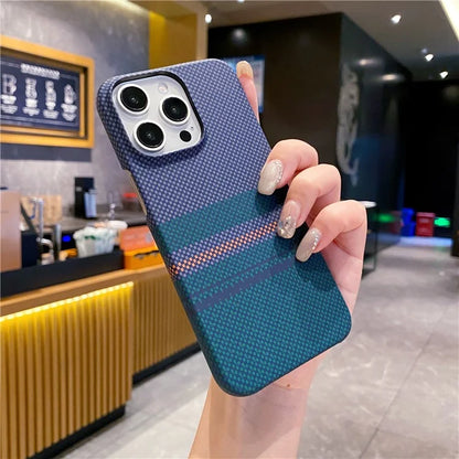 For iPhone 15 Pro Max Case Water Transfer Printing Drop-Proof PC Cell Phone Cover