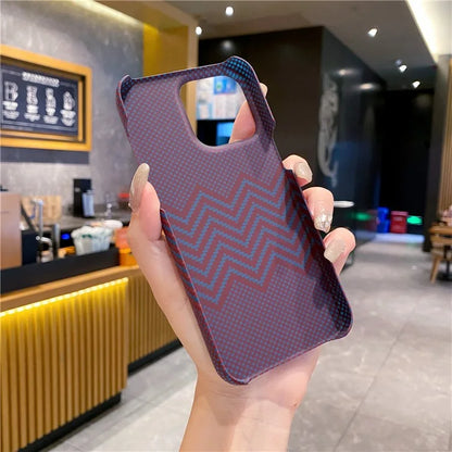 For iPhone 15 Pro Max Case Water Transfer Printing Drop-Proof PC Cell Phone Cover