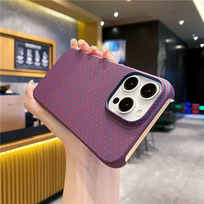 For iPhone 15 Pro Max Case Water Transfer Printing Drop-Proof PC Cell Phone Cover