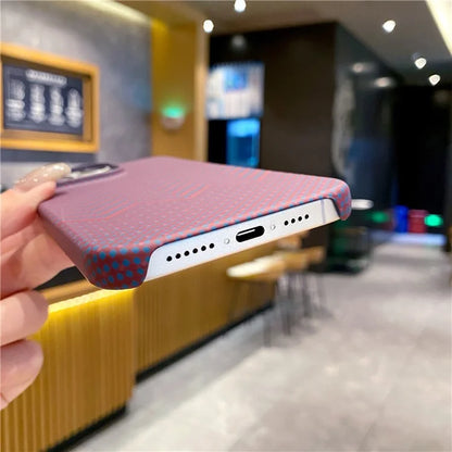 For iPhone 15 Pro Max Case Water Transfer Printing Drop-Proof PC Cell Phone Cover
