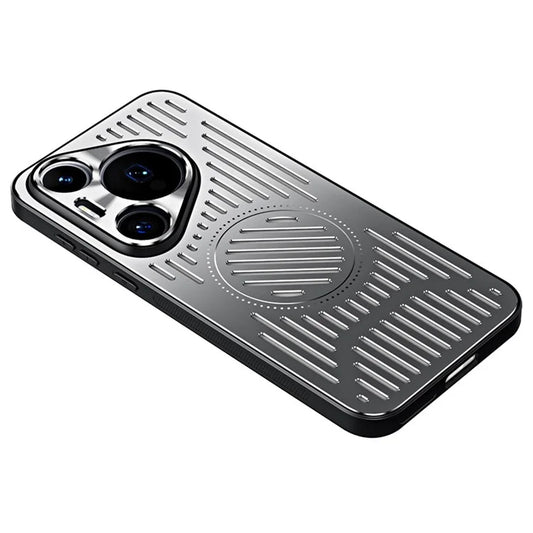 For Huawei Pura 70 Cell Phone Case TPU+Aluminum Alloy Magnetic Heat Dissipation Cover