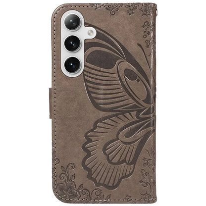 For Samsung Galaxy S23 FE Case Butterfly Pattern PU Leather Folio Flip Phone Cover