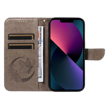 For iPhone 14 Case Butterfly Pattern Leather Phone Cover with Wallet Stand