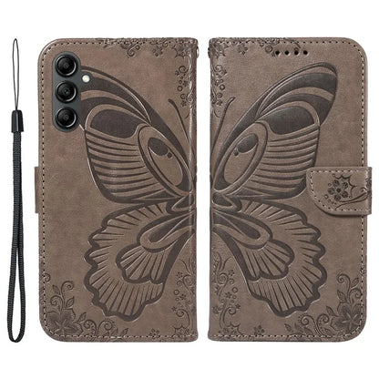 For Samsung Galaxy A34 5G Case Butterfly Imprinted Stand Leather Phone Cover