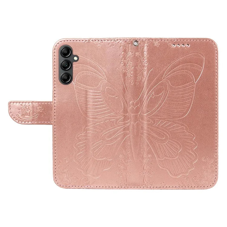 For Samsung Galaxy A34 5G Case Butterfly Imprinted Stand Leather Phone Cover