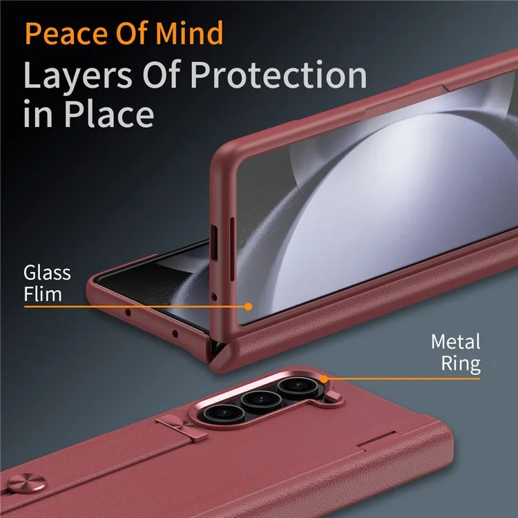 For Samsung Galaxy Z Fold6 5G Kickstand Case Anti-Drop Hard PC Phone Cover
