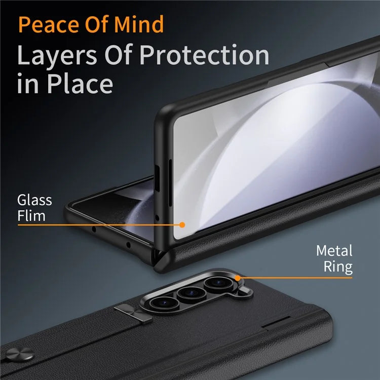 For Samsung Galaxy Z Fold6 5G Kickstand Case Anti-Drop Hard PC Phone Cover