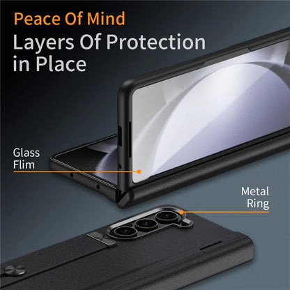 For Samsung Galaxy Z Fold6 5G Kickstand Case Anti-Drop Hard PC Phone Cover