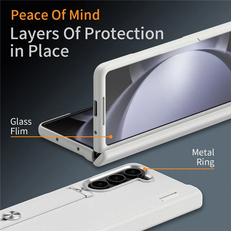 For Samsung Galaxy Z Fold6 5G Kickstand Case Anti-Drop Hard PC Phone Cover