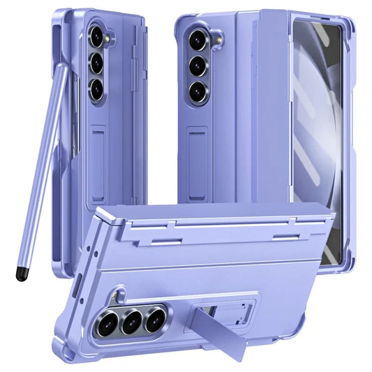 For Samsung Galaxy Z Fold6 5G Case Kickstand Hard PC Phone Cover with Stylus