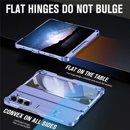For Samsung Galaxy Z Fold6 5G Case Kickstand Hard PC Phone Cover with Stylus