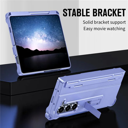 For Samsung Galaxy Z Fold6 5G Case Kickstand Hard PC Phone Cover with Stylus