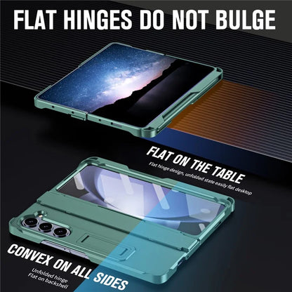 For Samsung Galaxy Z Fold6 5G Case Kickstand Hard PC Phone Cover with Stylus