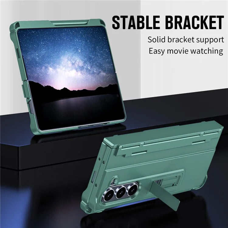 For Samsung Galaxy Z Fold6 5G Case Kickstand Hard PC Phone Cover with Stylus