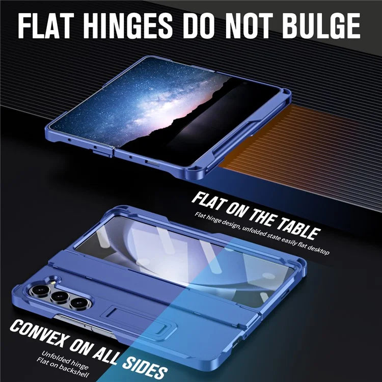 For Samsung Galaxy Z Fold6 5G Case Kickstand Hard PC Phone Cover with Stylus