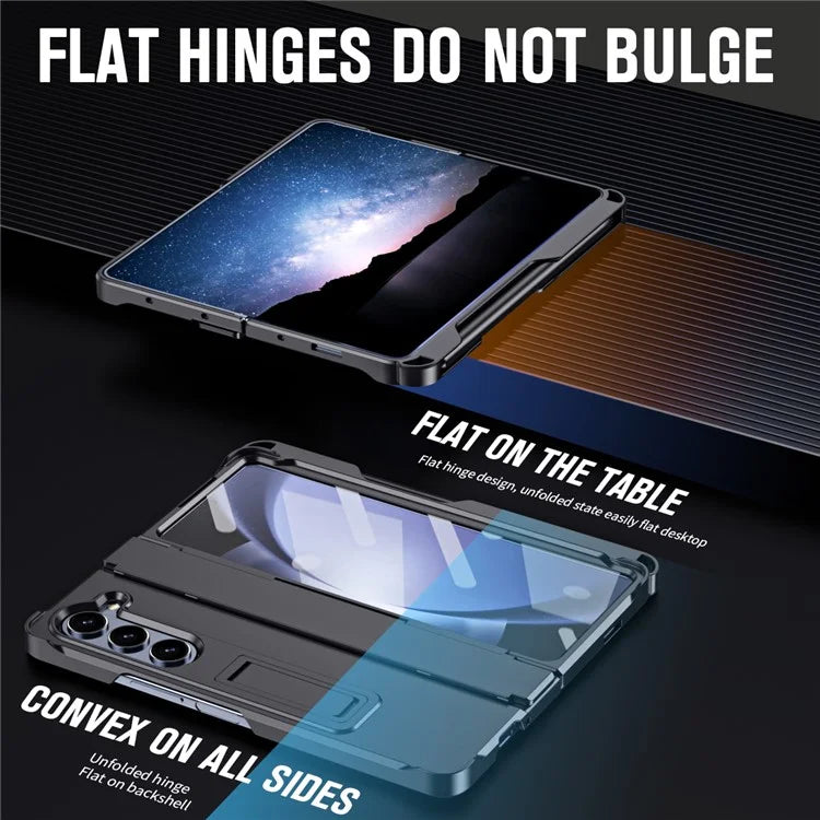 For Samsung Galaxy Z Fold6 5G Case Kickstand Hard PC Phone Cover with Stylus