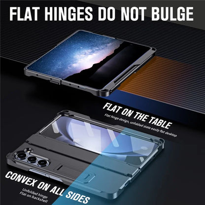 For Samsung Galaxy Z Fold6 5G Case Kickstand Hard PC Phone Cover with Stylus