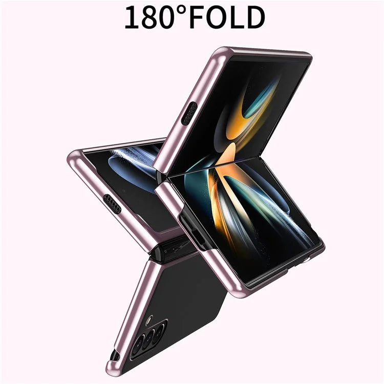 For Samsung Galaxy Z Fold6 5G Case Clear PC Electroplating Hard Phone Cover