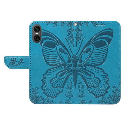 For Sony Xperia 10 VI Case PU Leather Butterfly Pattern Phone Wallet Cover