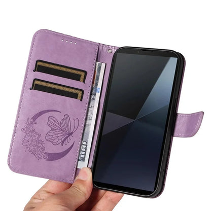 For Sony Xperia 10 VI Case PU Leather Butterfly Pattern Phone Wallet Cover