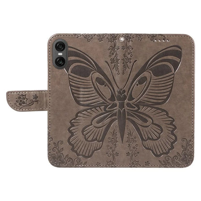 For Sony Xperia 10 VI Case PU Leather Butterfly Pattern Phone Wallet Cover