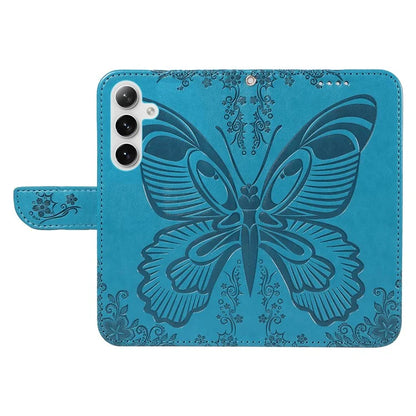 For Samsung Galaxy S24+ Case Flip Wallet Butterfly Pattern PU Leather Phone Cover