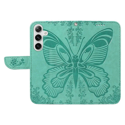 For Samsung Galaxy S24+ Case Flip Wallet Butterfly Pattern PU Leather Phone Cover