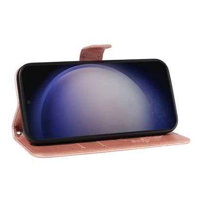 For Samsung Galaxy S24+ Case Flip Wallet Butterfly Pattern PU Leather Phone Cover