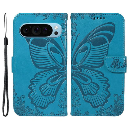 For Google Pixel 9 / 9 Pro Case Pattern Imprint Scratch Resistant Leather Wallet Phone Cover