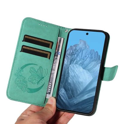 For Google Pixel 9 / 9 Pro Case Pattern Imprint Scratch Resistant Leather Wallet Phone Cover
