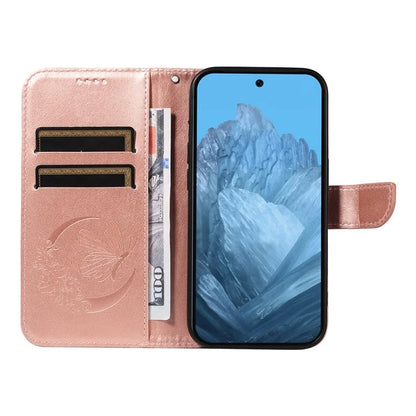 For Google Pixel 9 / 9 Pro Case Pattern Imprint Scratch Resistant Leather Wallet Phone Cover
