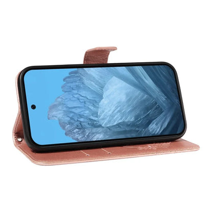 For Google Pixel 9 / 9 Pro Case Pattern Imprint Scratch Resistant Leather Wallet Phone Cover
