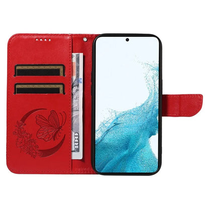 For Samsung Galaxy S21 FE 5G Case Butterfly Pattern Phone Leather Cover
