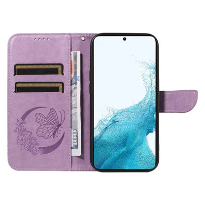 For Samsung Galaxy S21 FE 5G Case Butterfly Pattern Phone Leather Cover