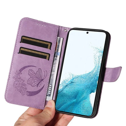 For Samsung Galaxy S21 FE 5G Case Butterfly Pattern Phone Leather Cover
