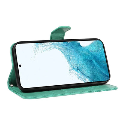 For Samsung Galaxy S21 FE 5G Case Butterfly Pattern Phone Leather Cover