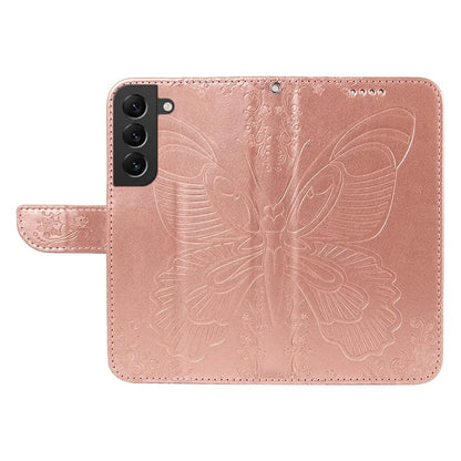 For Samsung Galaxy S21 FE 5G Case Butterfly Pattern Phone Leather Cover