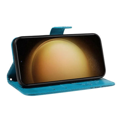 For Samsung Galaxy S23 Case Butterfly Imprint Shockproof Leather Wallet Phone Shell