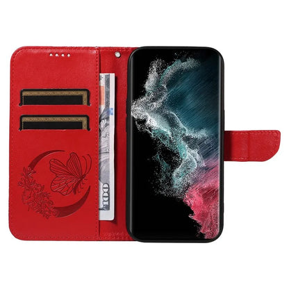 For Samsung Galaxy S23 Ultra Case Butterfly Pattern Leather Wallet Stand Phone Cover