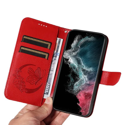 For Samsung Galaxy S23 Ultra Case Butterfly Pattern Leather Wallet Stand Phone Cover