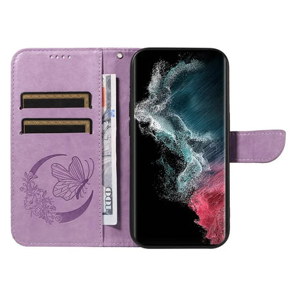 For Samsung Galaxy S23 Ultra Case Butterfly Pattern Leather Wallet Stand Phone Cover